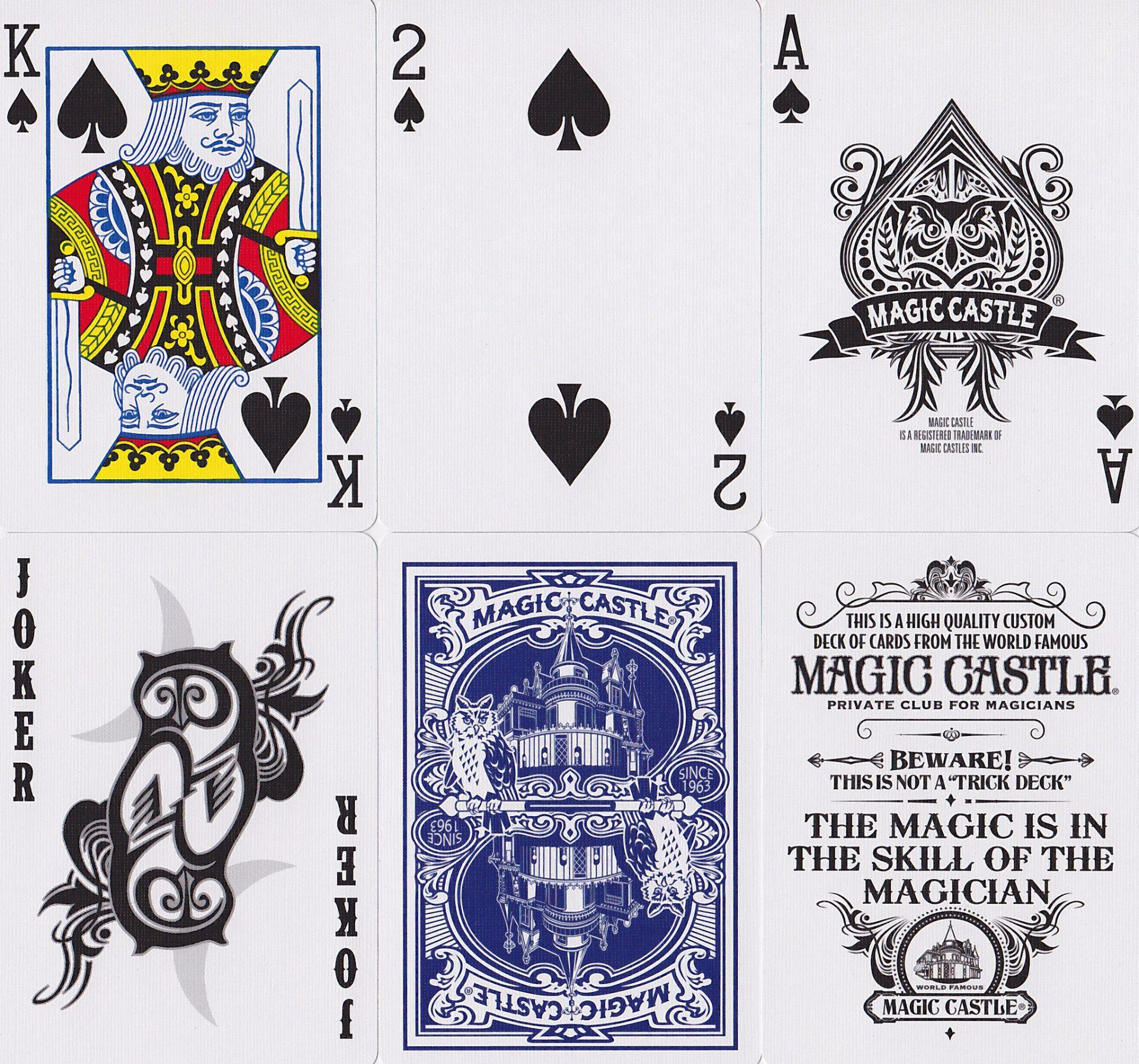 【vintage】MAGIC CASTLE Souvenir Deck Magic Castle-RarePlayingCards.com – Rare Playing Cards