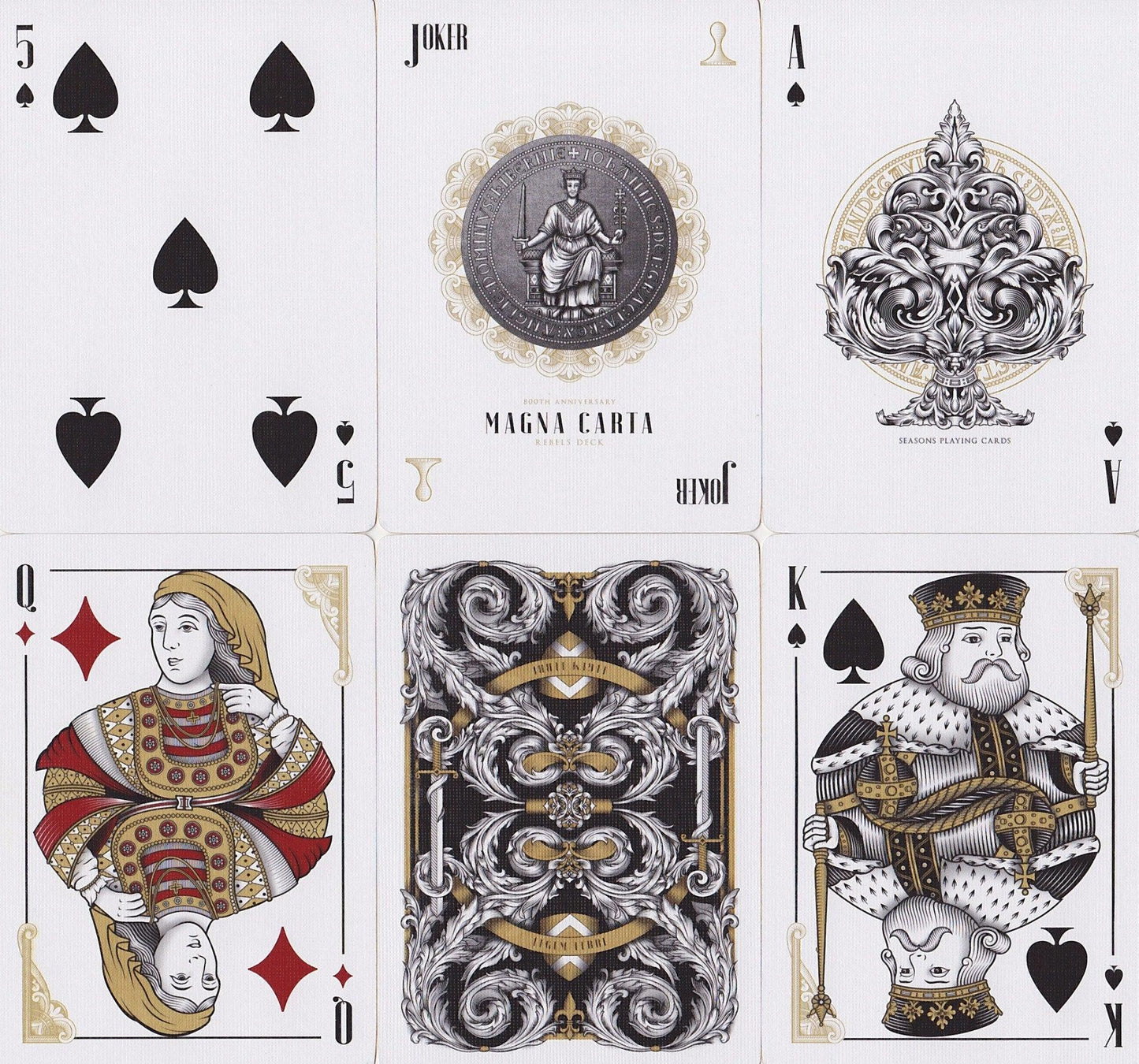 Magna Carta: King John Edition Playing Cards by Seasons Playing Cards