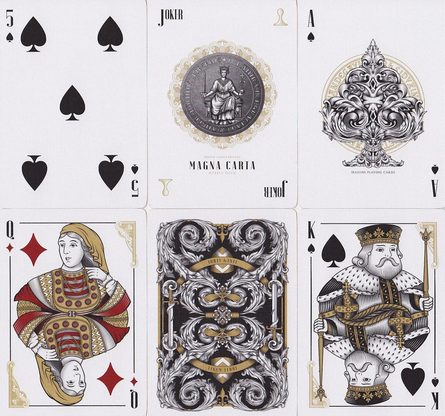 Magna Carta: King John Edition Playing Cards by Seasons Playing Cards