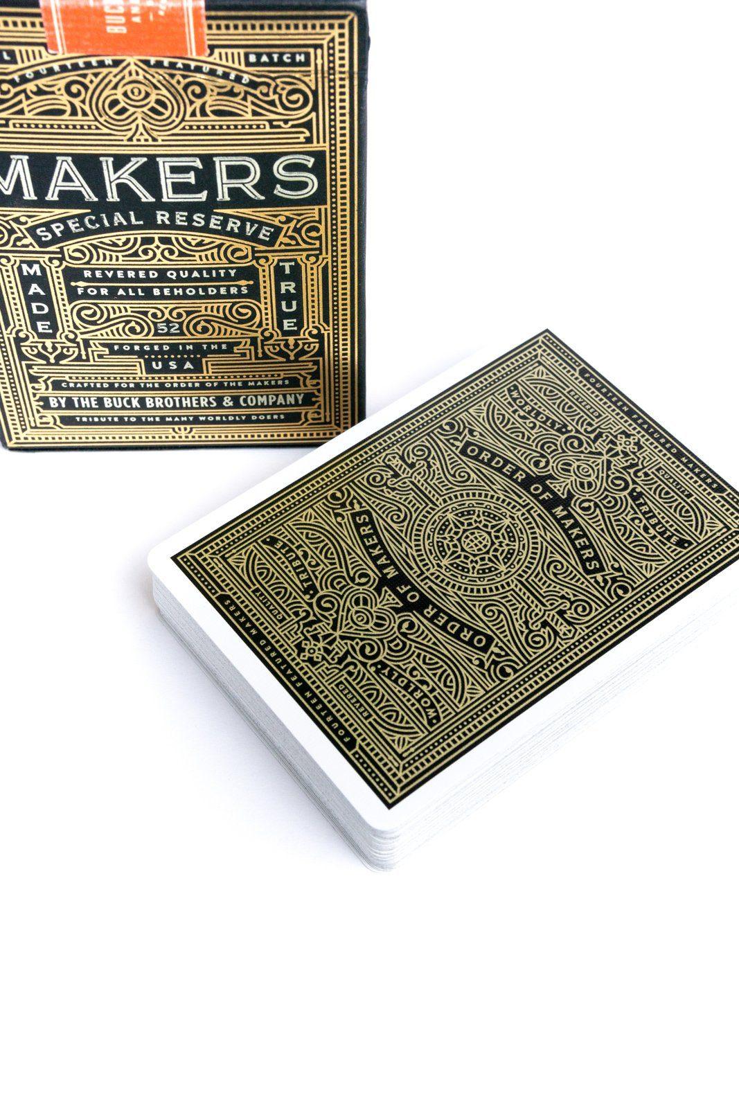 MAKERS: Blacksmith Edition Playing Cards by Dan & Dave