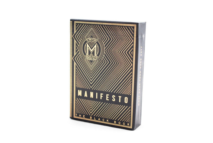 Manifesto Gold Playing Cards by US Playing Card Co.