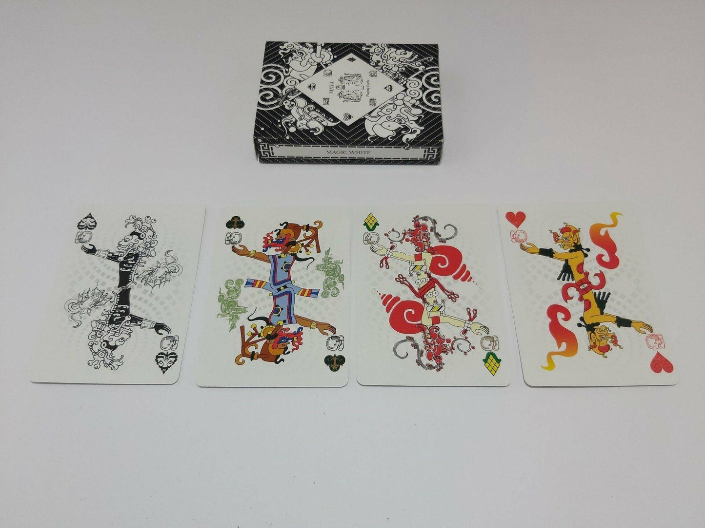 Maya Playing Cards Magic White Playing Cards by RarePlayingCards.com