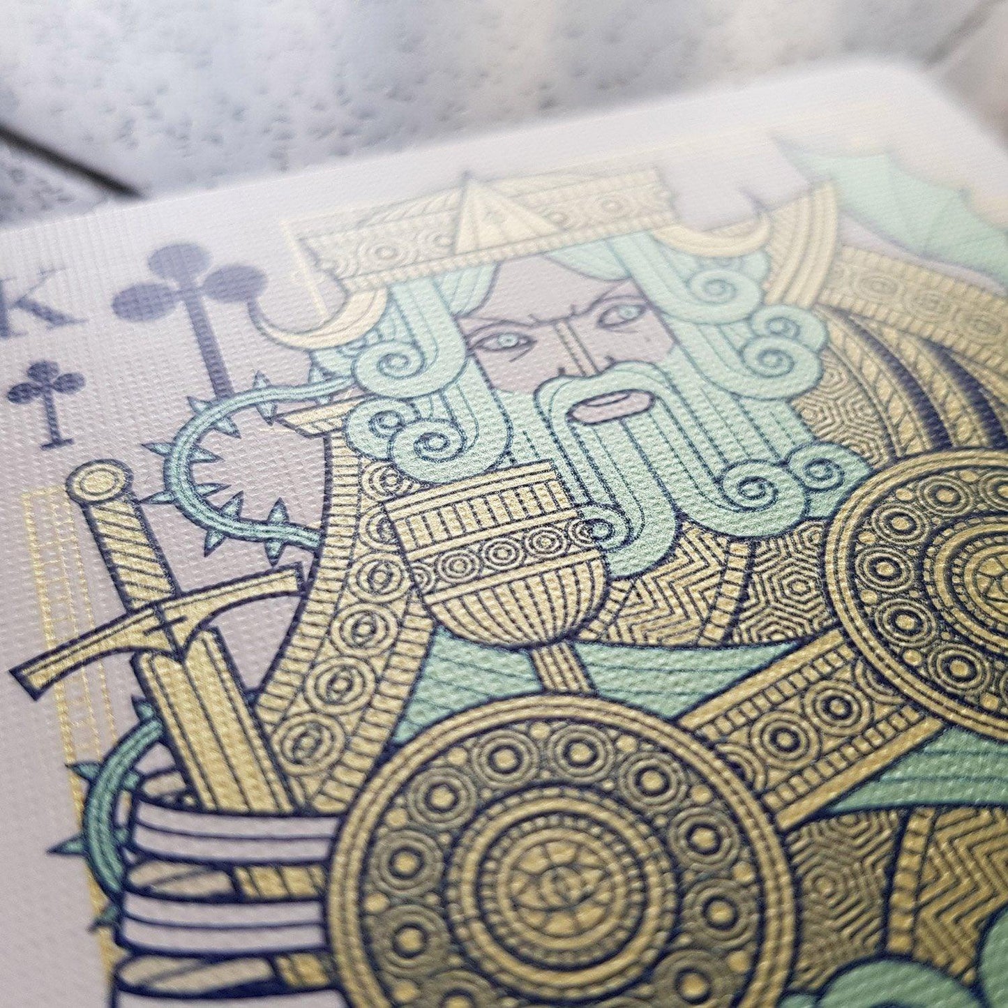 SINS Blue Mentis Playing Cards Playing Cards by Thirdway Industries