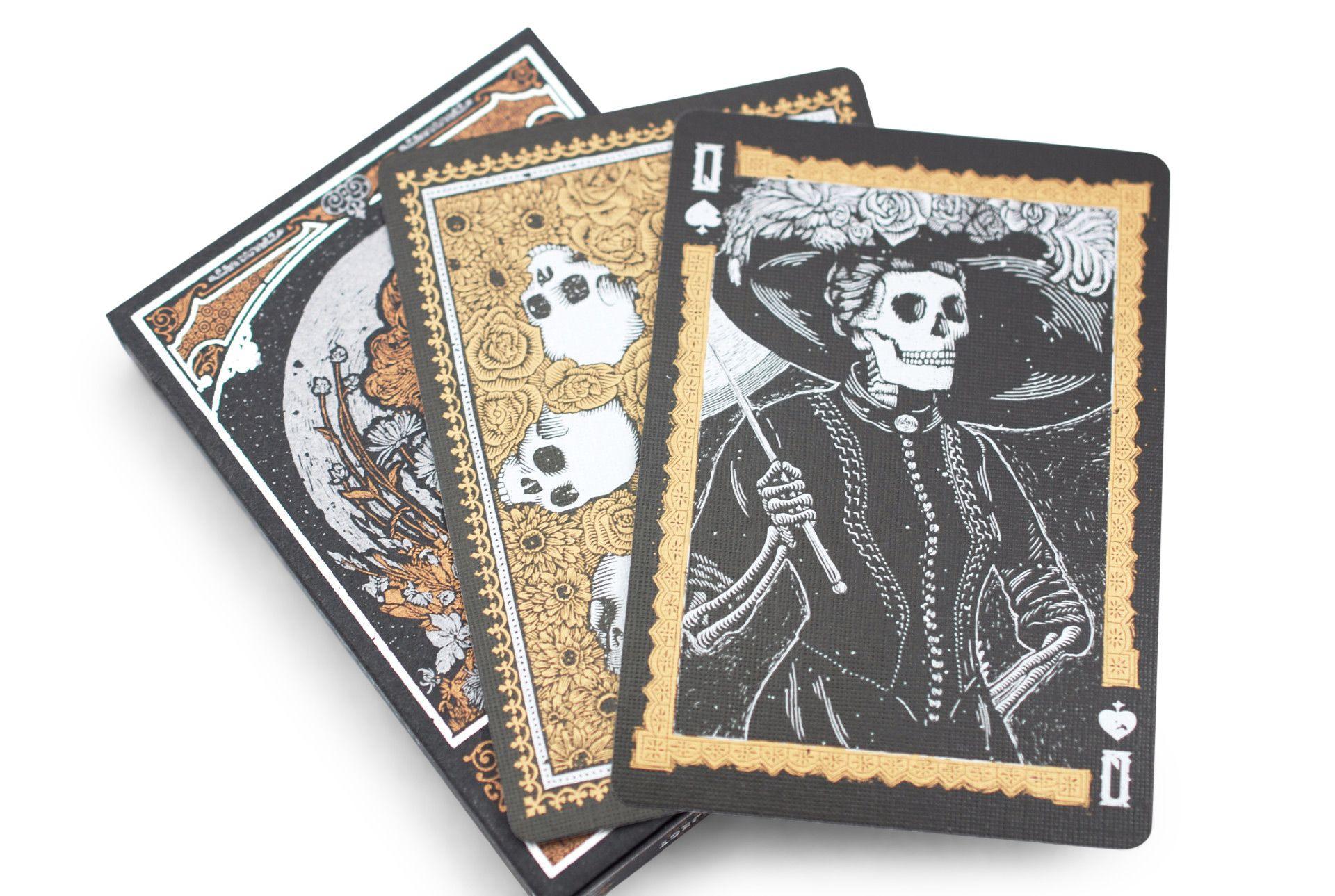 Midnight Calaveras Playing Cards by Dead On Paper
