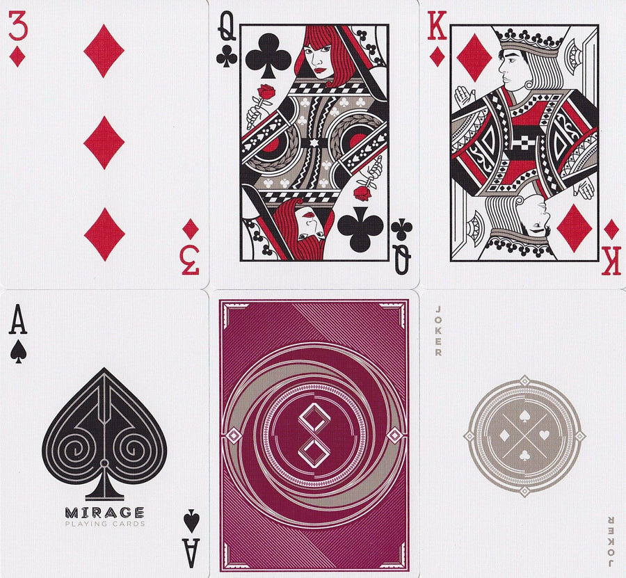 Mirage V2 Playing Cards by Patrick Kun