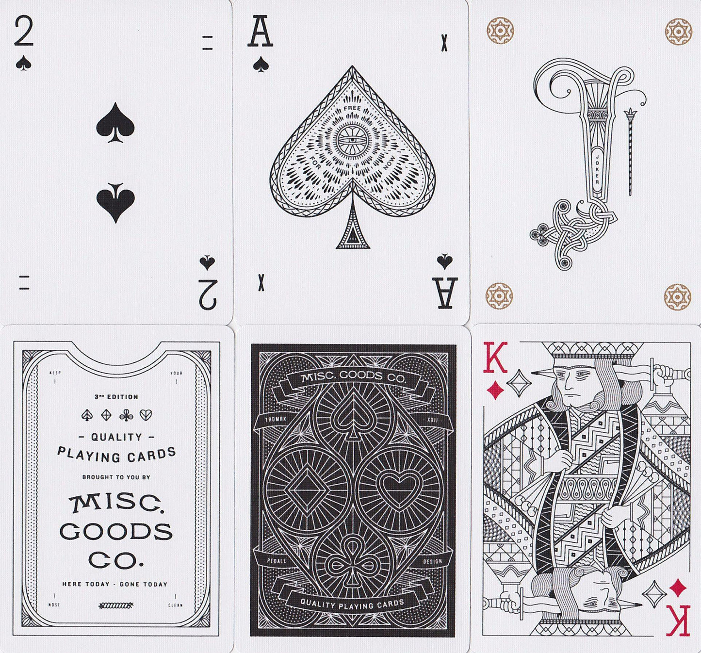 Misc. Goods Co. Playing Cards by Misc. Goods Co.