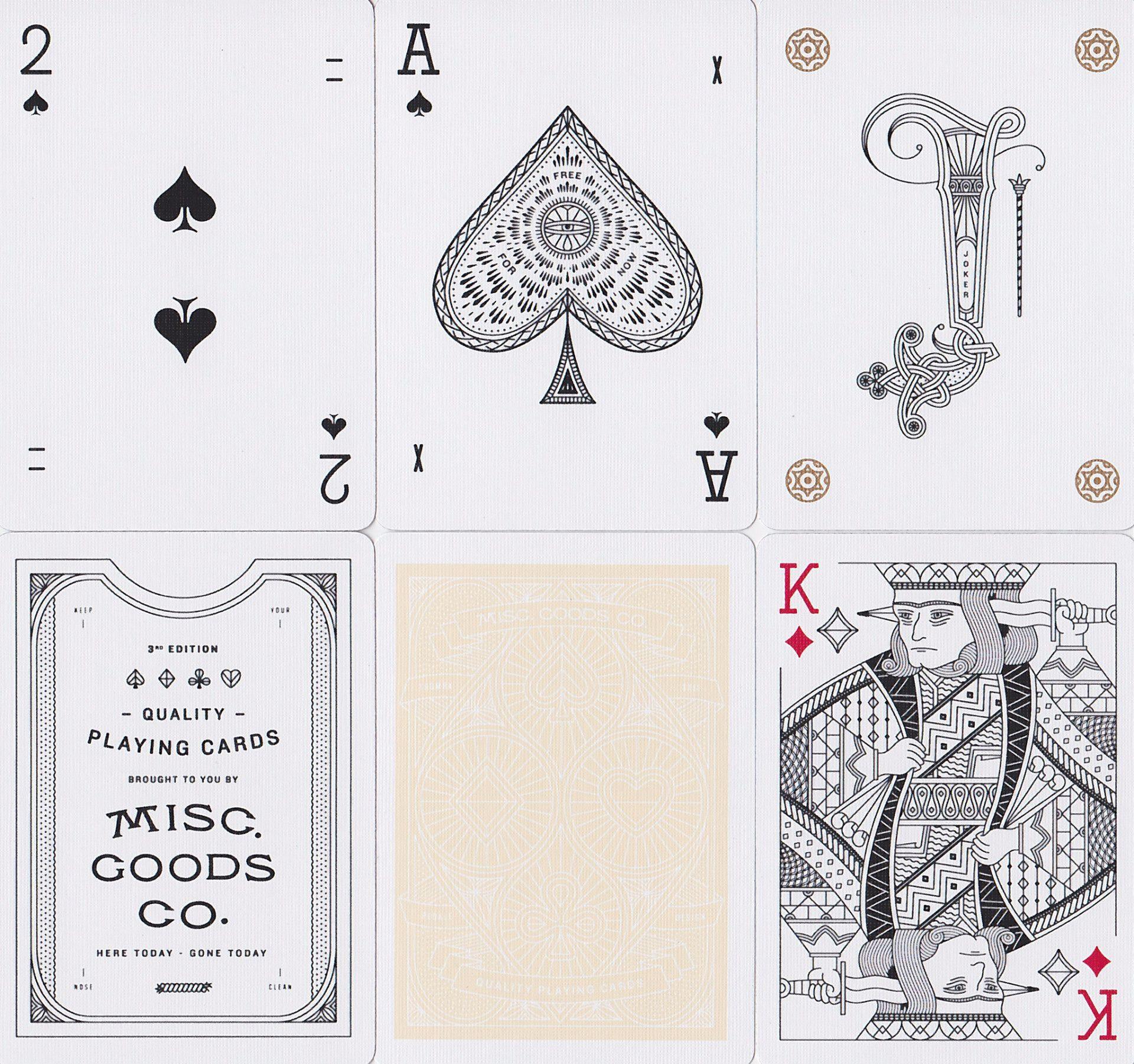 Misc. Goods Co. Playing Cards by Misc. Goods Co.