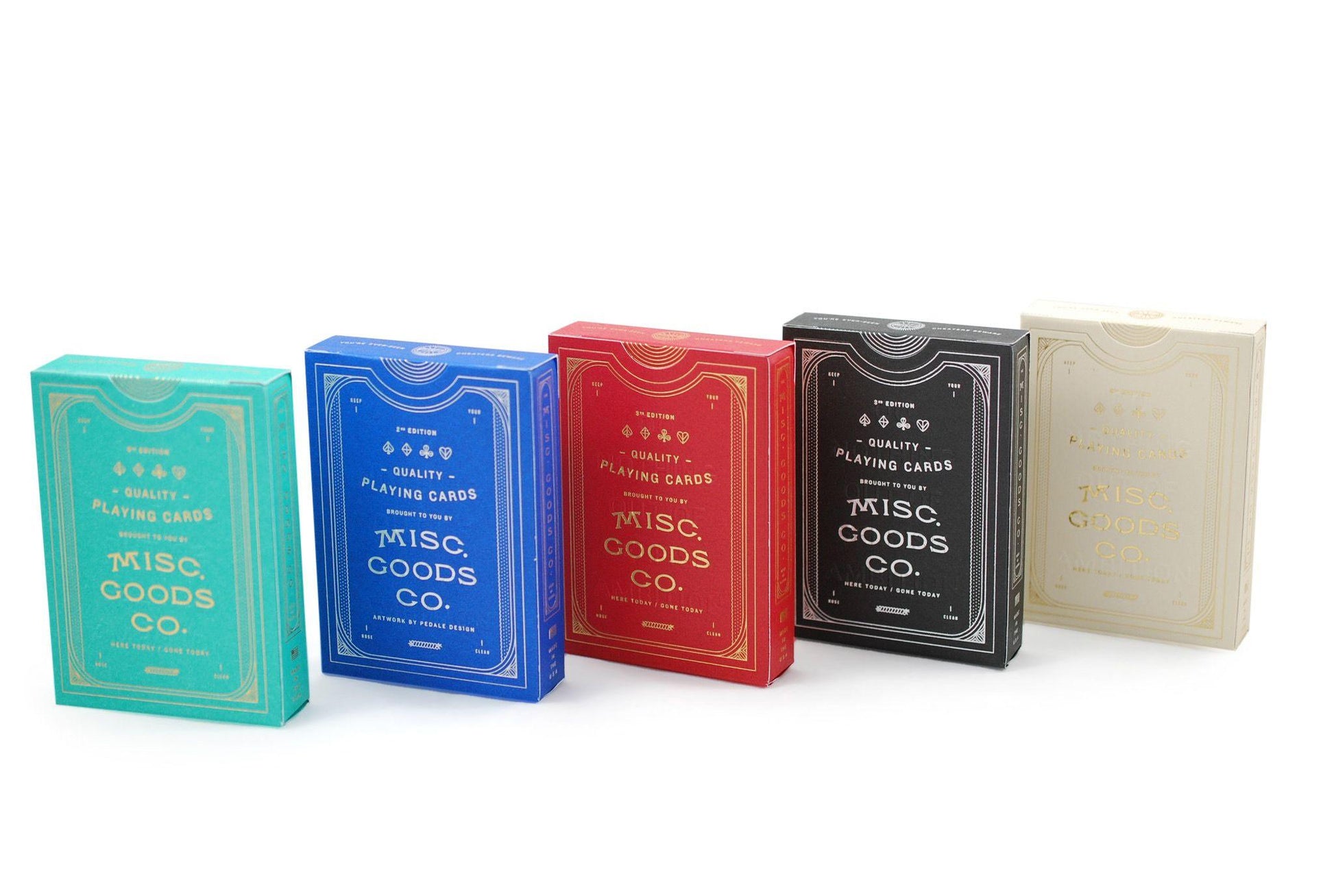 Misc. Goods Co. Playing Cards by Misc. Goods Co.