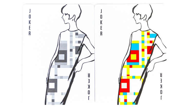 Mondrian Broadway Playing Cards by got magic?