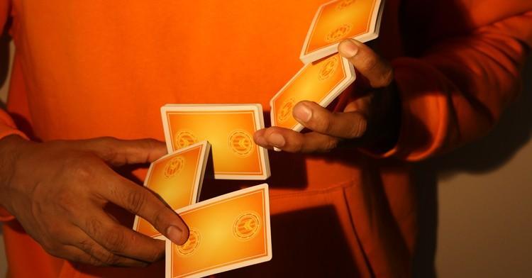 Moranges First Edition (Aqua Finish) Playing Cards by Cartamundi