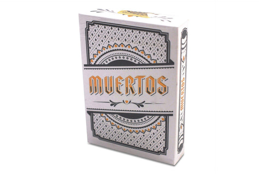 Muertos Mourning Gold Playing Cards* Playing Cards by Steve Minty
