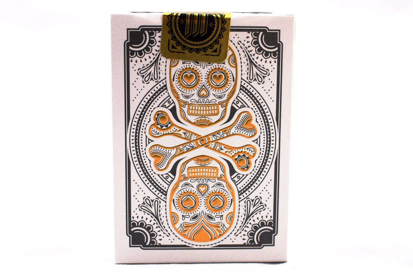 Muertos Mourning Gold Playing Cards* Playing Cards by Steve Minty