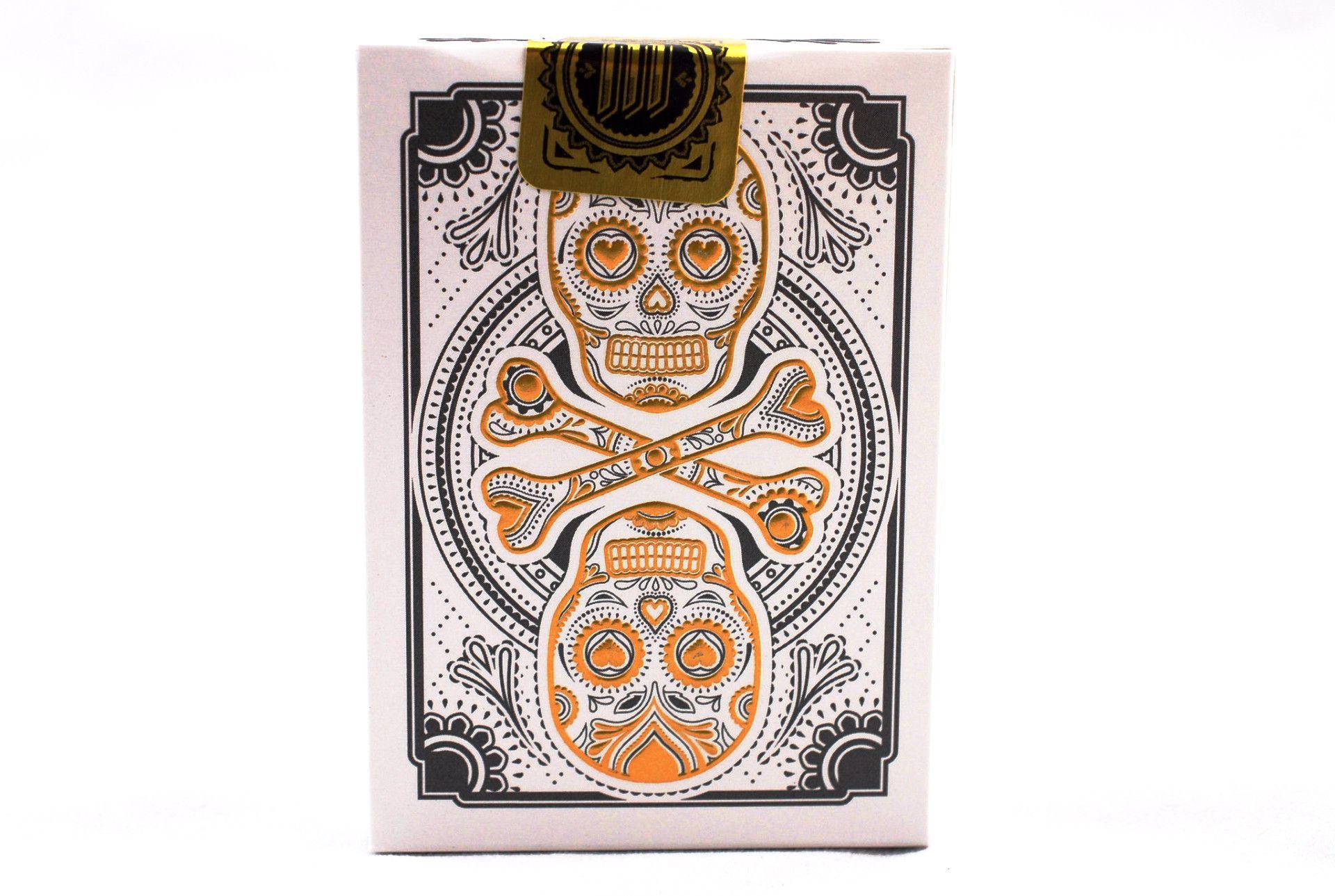 Muertos Mourning Gold Playing Cards* Playing Cards by Steve Minty