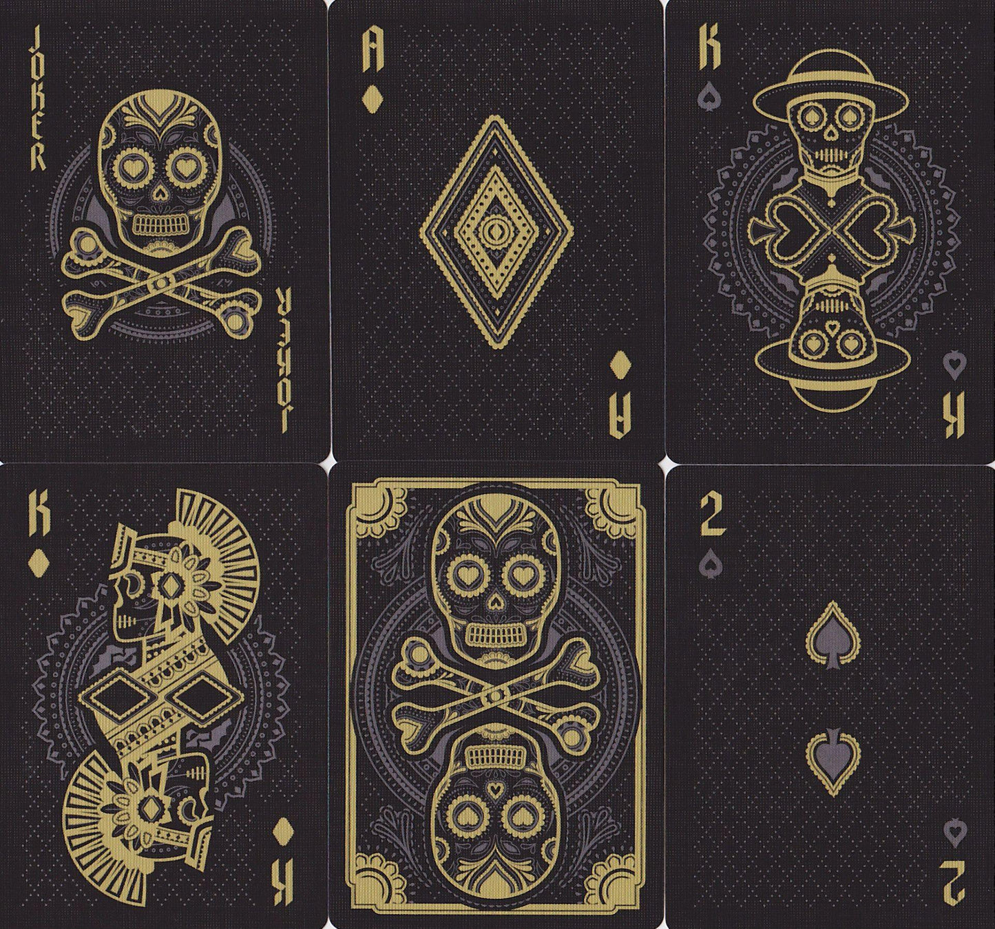 Muertos Night Playing Cards by Steve Minty