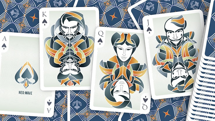 Neo: Wave Classic Playing Cards by US Playing Card Co.