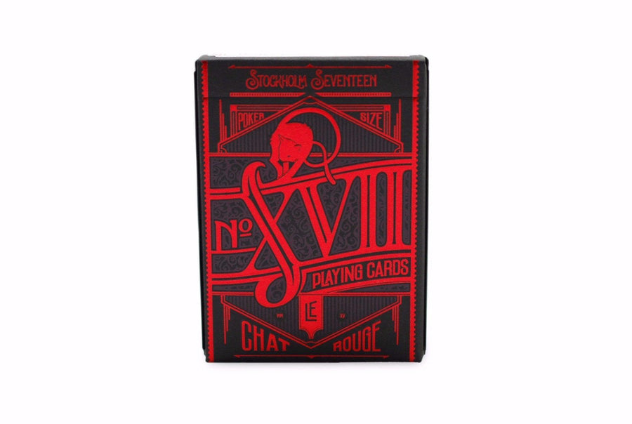 No. 17 Le Chat Rouge Playing Cards by Stockholm 17