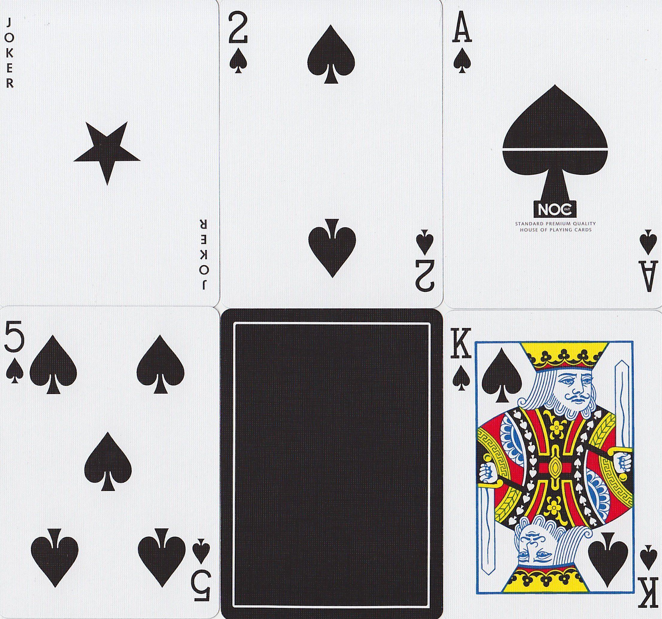 NOC Out: Black-RarePlayingCards.com – Rare Playing Cards