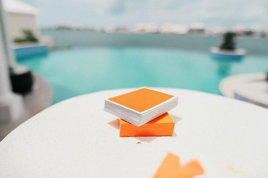 NOC Summer Limited Edition: Orange Playing Cards by HOPC