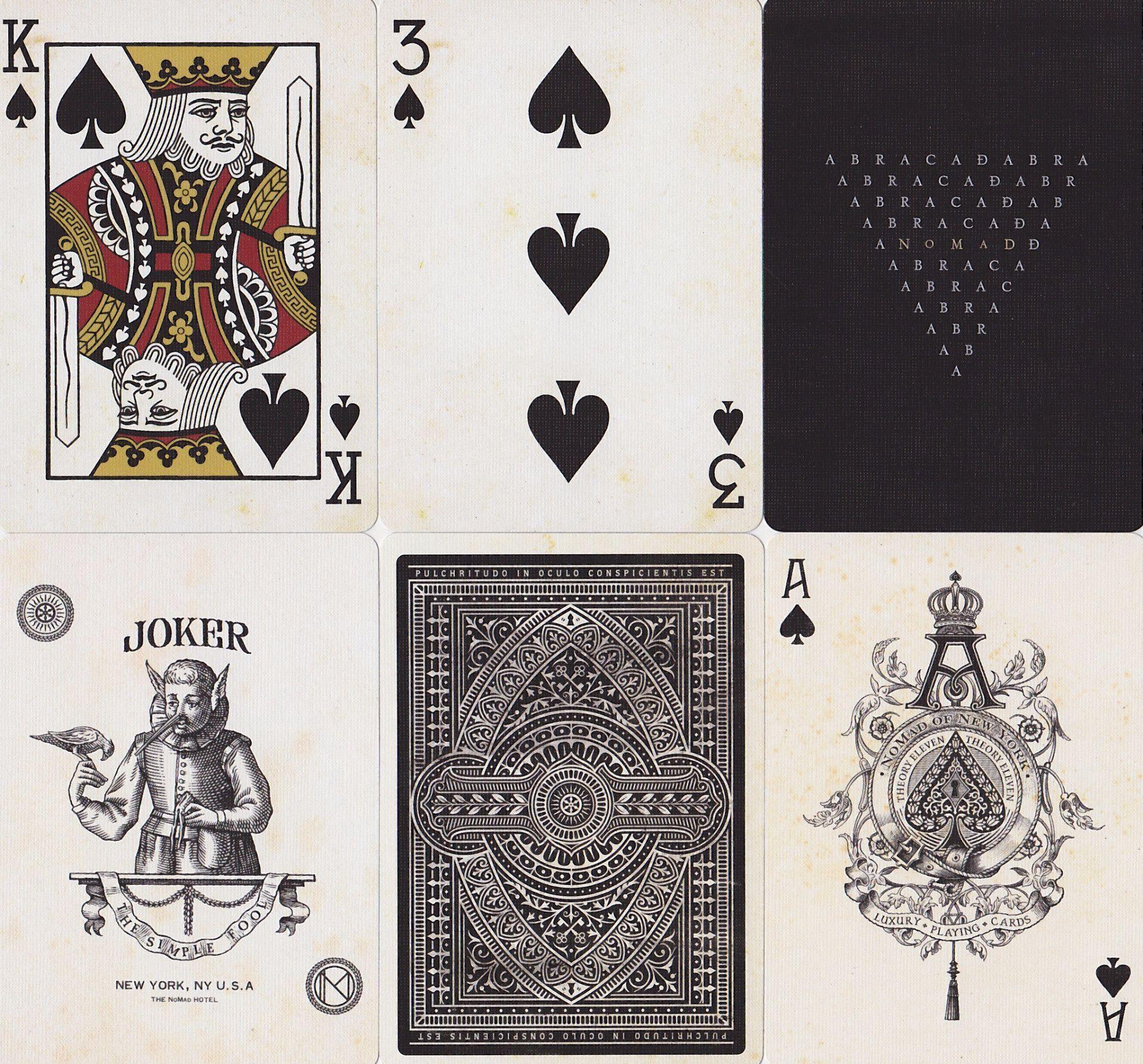 NoMad Playing Cards Playing Cards by Theory11