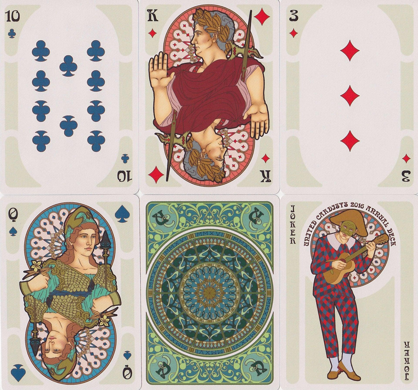 Nouveau Playing Cards by Expert Playing Card Co.
