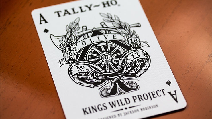 Olive Tally Ho Playing Cards by Kings Wild Project