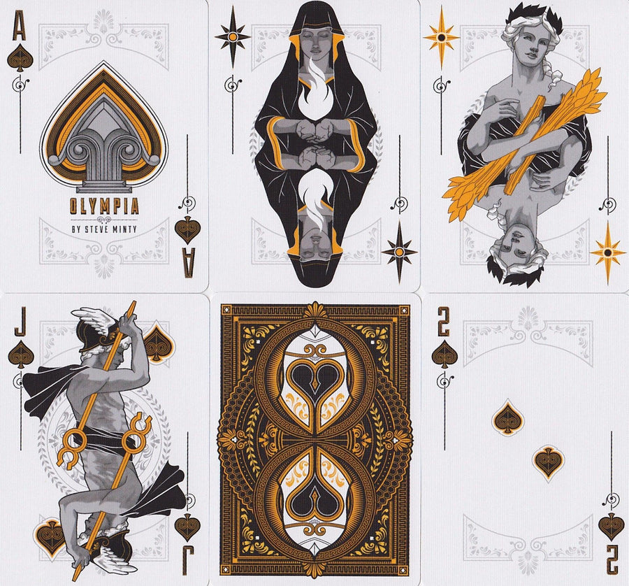 Olympia White* Playing Cards by Steve Minty