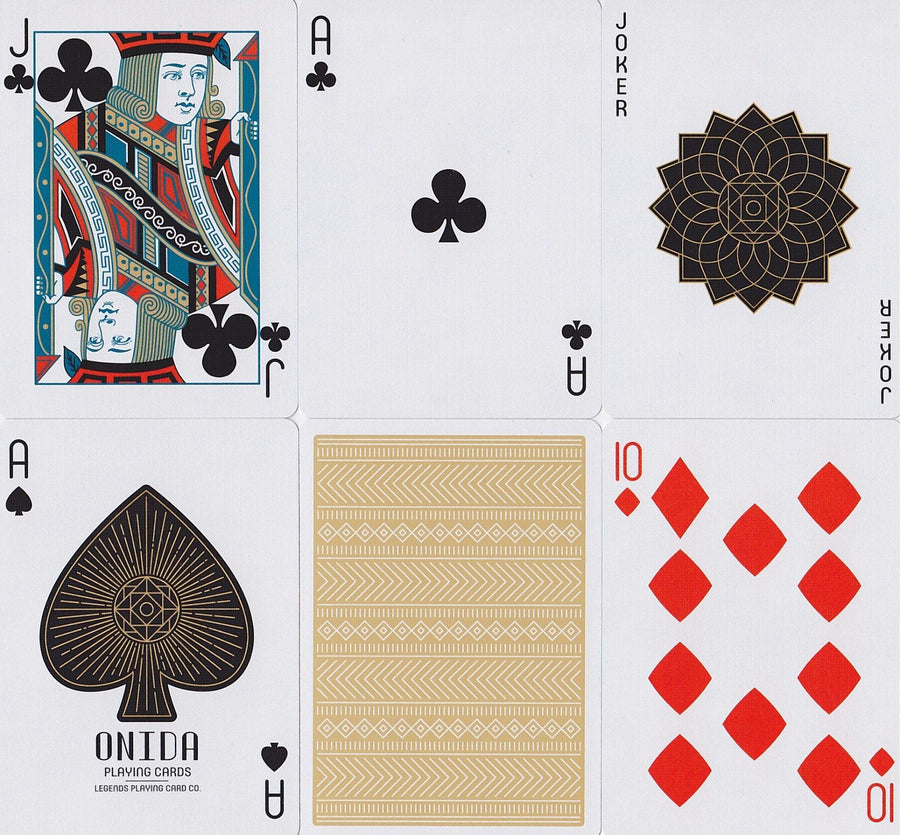 Onida Playing Cards by Legends Playing Card Co.