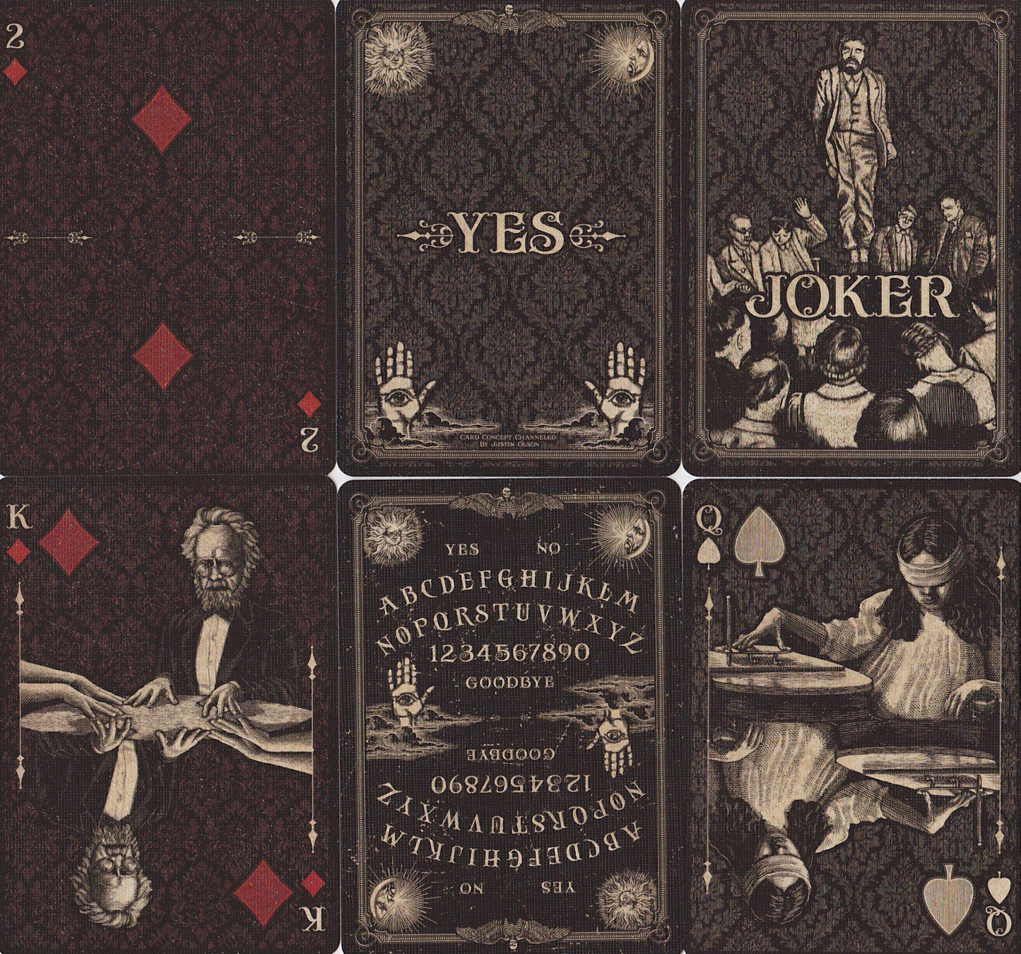 Oracle Shadow Edition Playing Cards by Dead On Paper