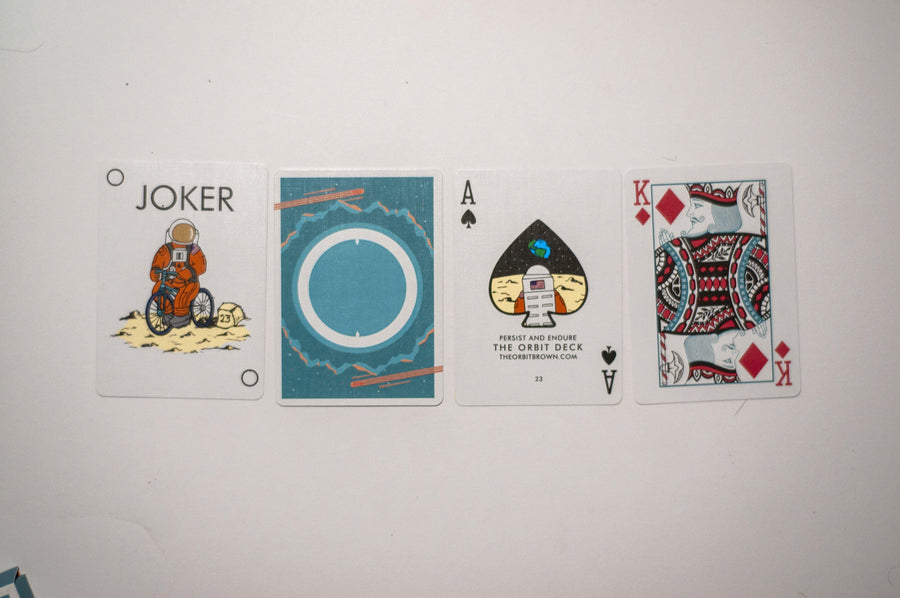 Orbit V5 Playing Cards by Orbit Brown