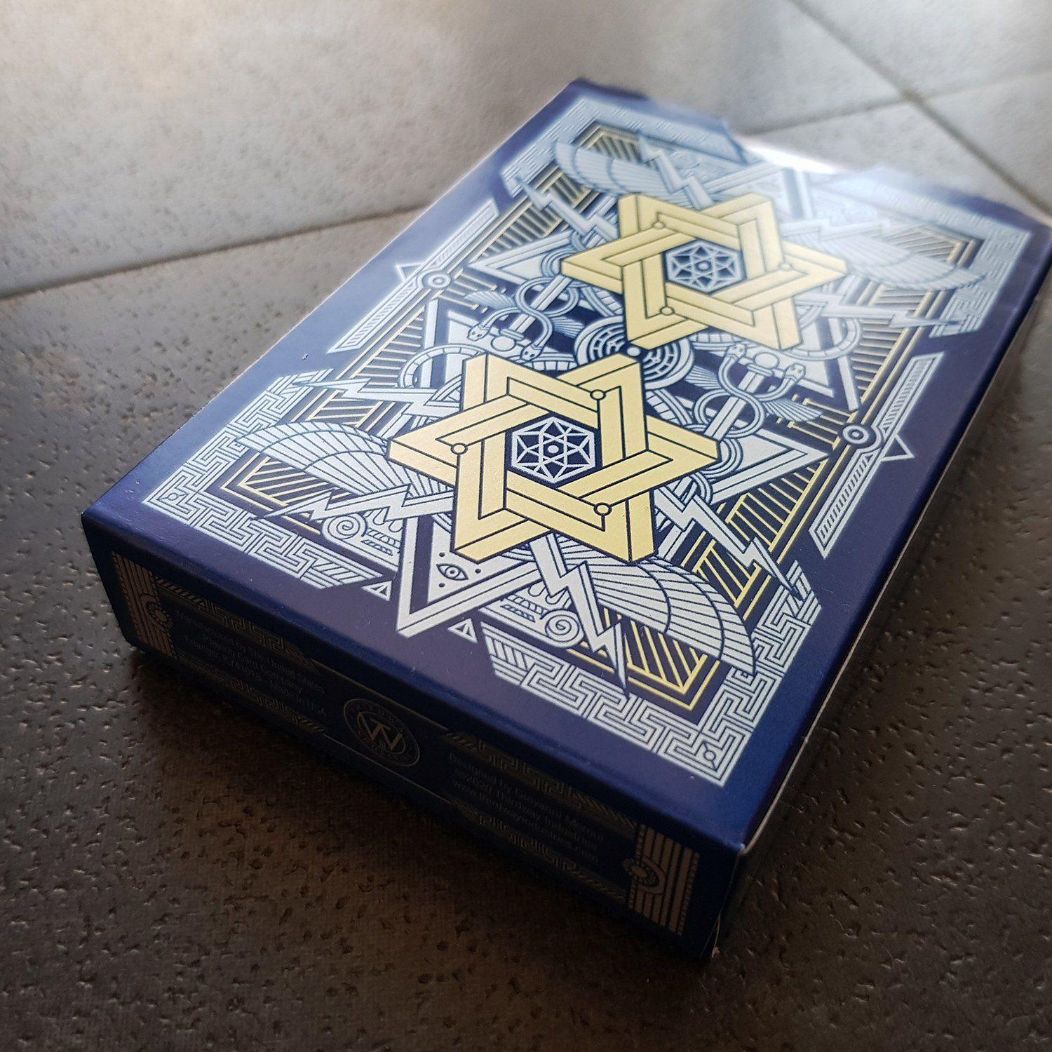Pantheon Azure Playing Cards Playing Cards by Thirdway Industries