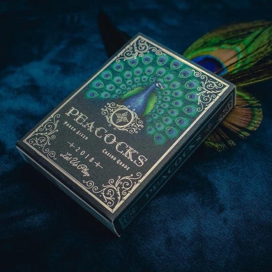 Peacocks Playing Cards Playing Cards by RarePlayingCards.com
