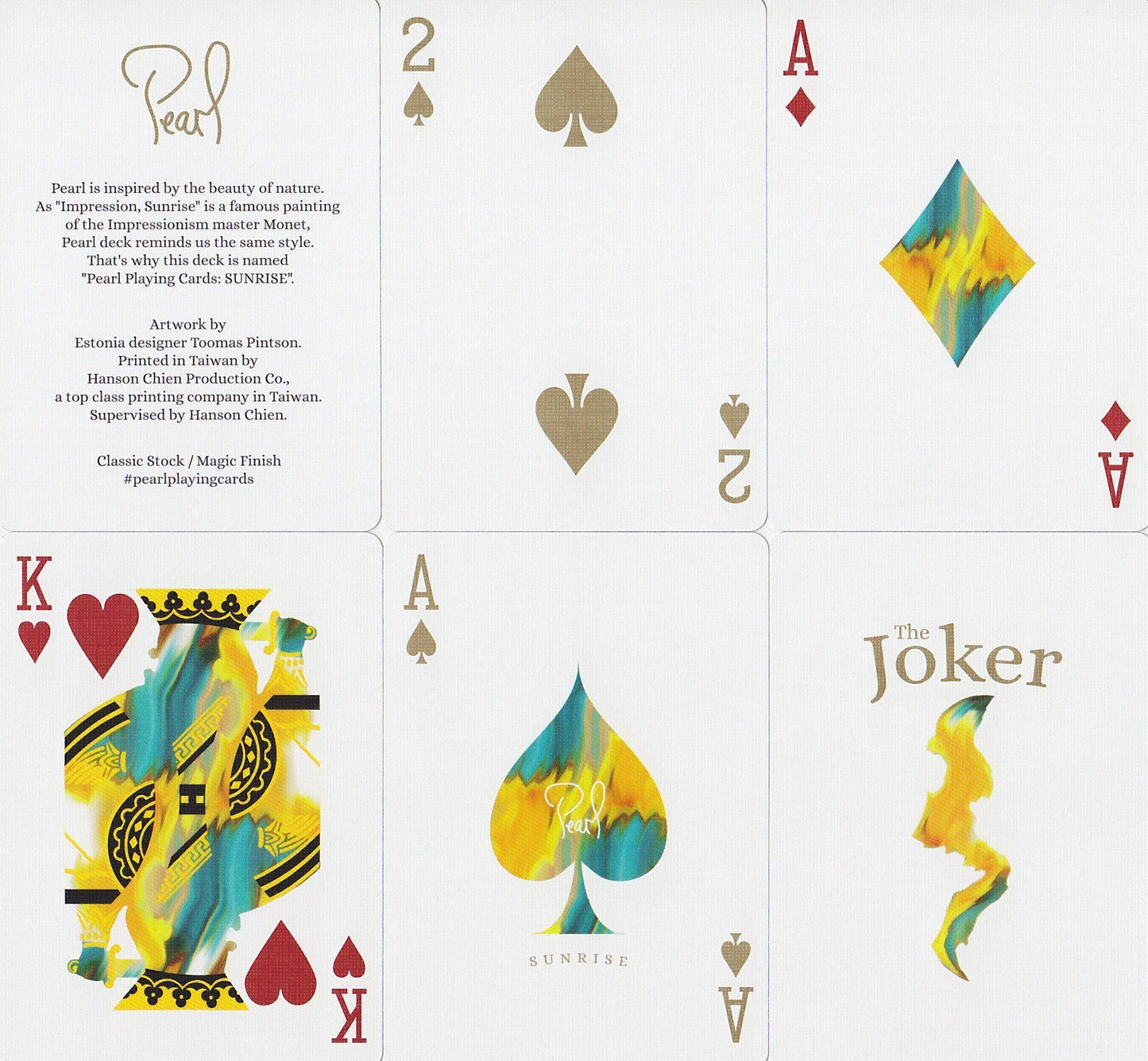 Pearl: Sunrise Playing Cards by Hanson Chien