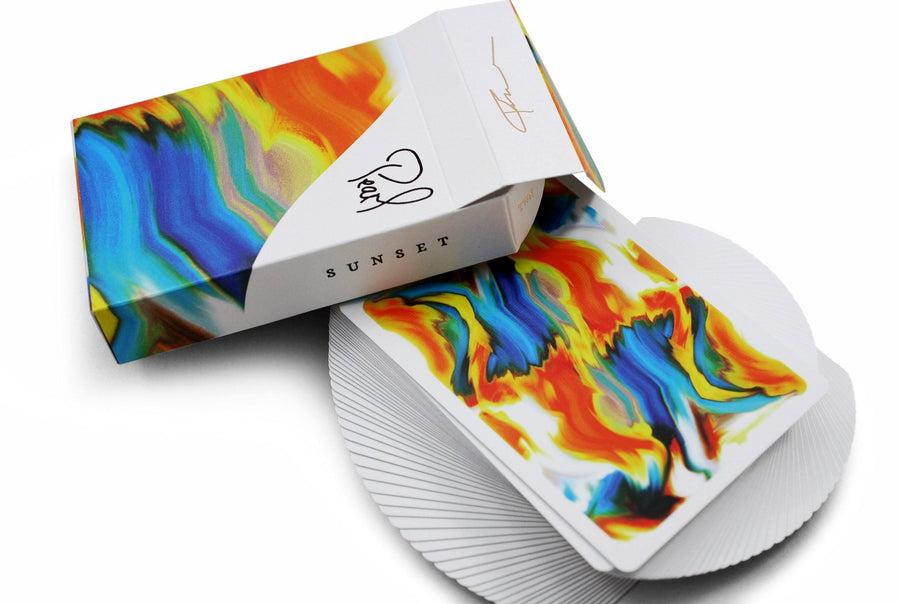 Pearl: Sunset Playing Cards by Hanson Chien