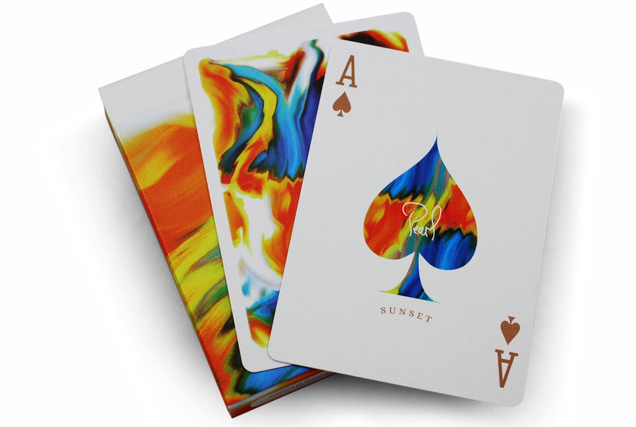 Pearl: Sunset Playing Cards by Hanson Chien
