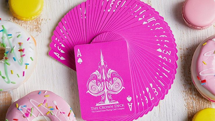 Pink Crown Playing Cards by The Blue Crown