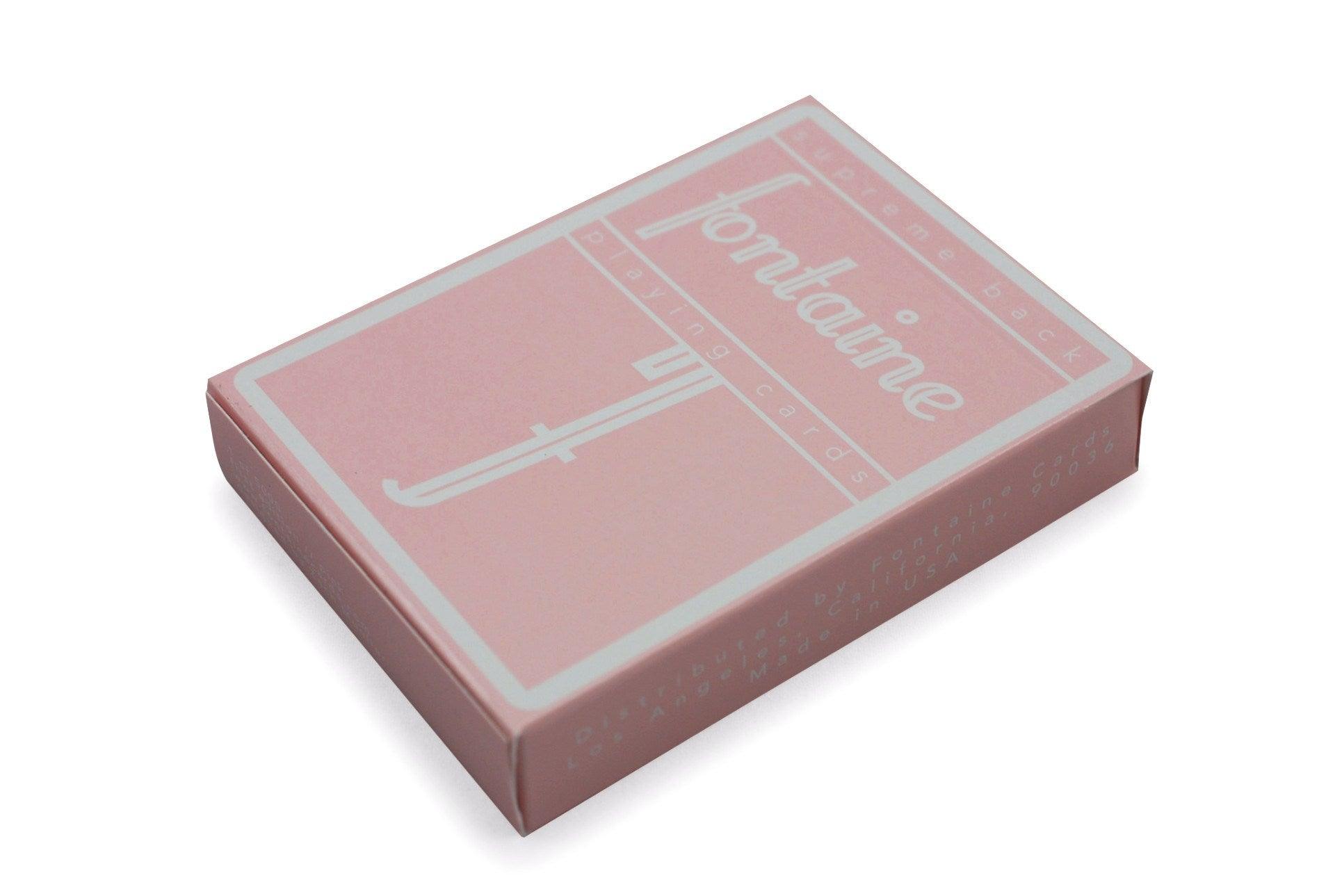 トランプ Fontaine Pink Pink Fontaine-RarePlayingCards.com – Rare Playing Cards