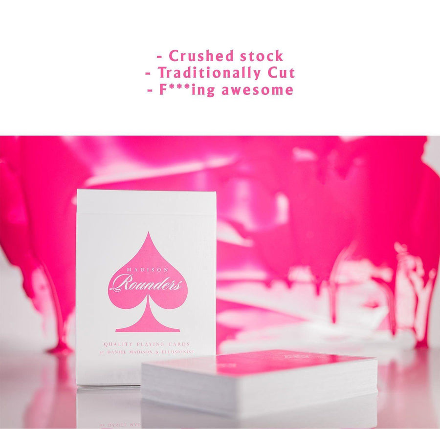 Pink Madison Rounders Playing Cards by Ellusionist