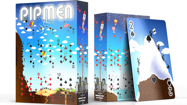 Pipmen Version 2: World Full Art Playing Cards by Elephant Playing Cards