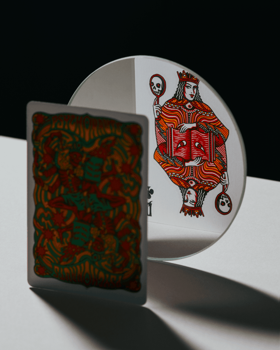 Psychonauts Playing Cards - Red Playing Cards by Art of Play