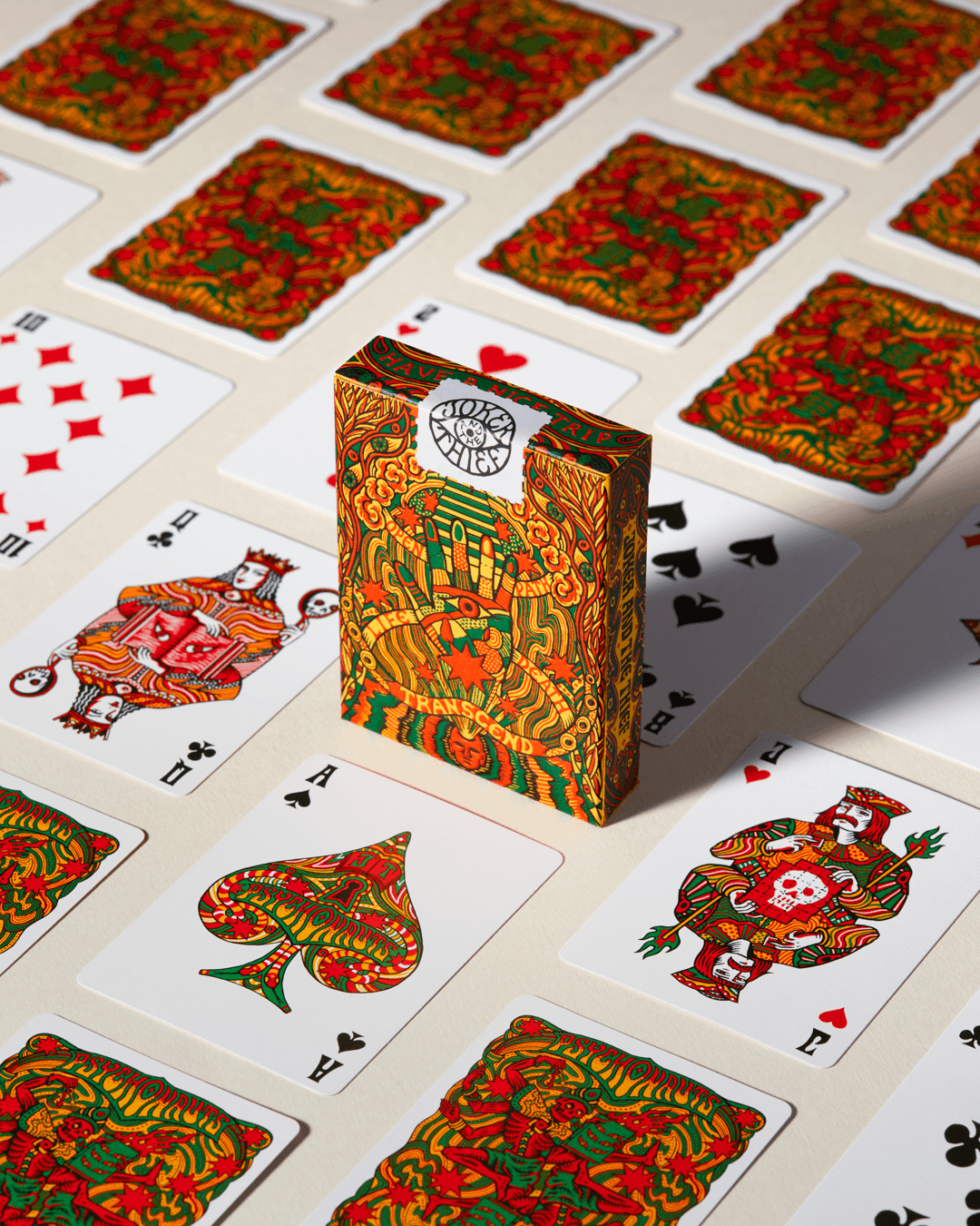 Psychonauts Playing Cards - Red Playing Cards by Art of Play