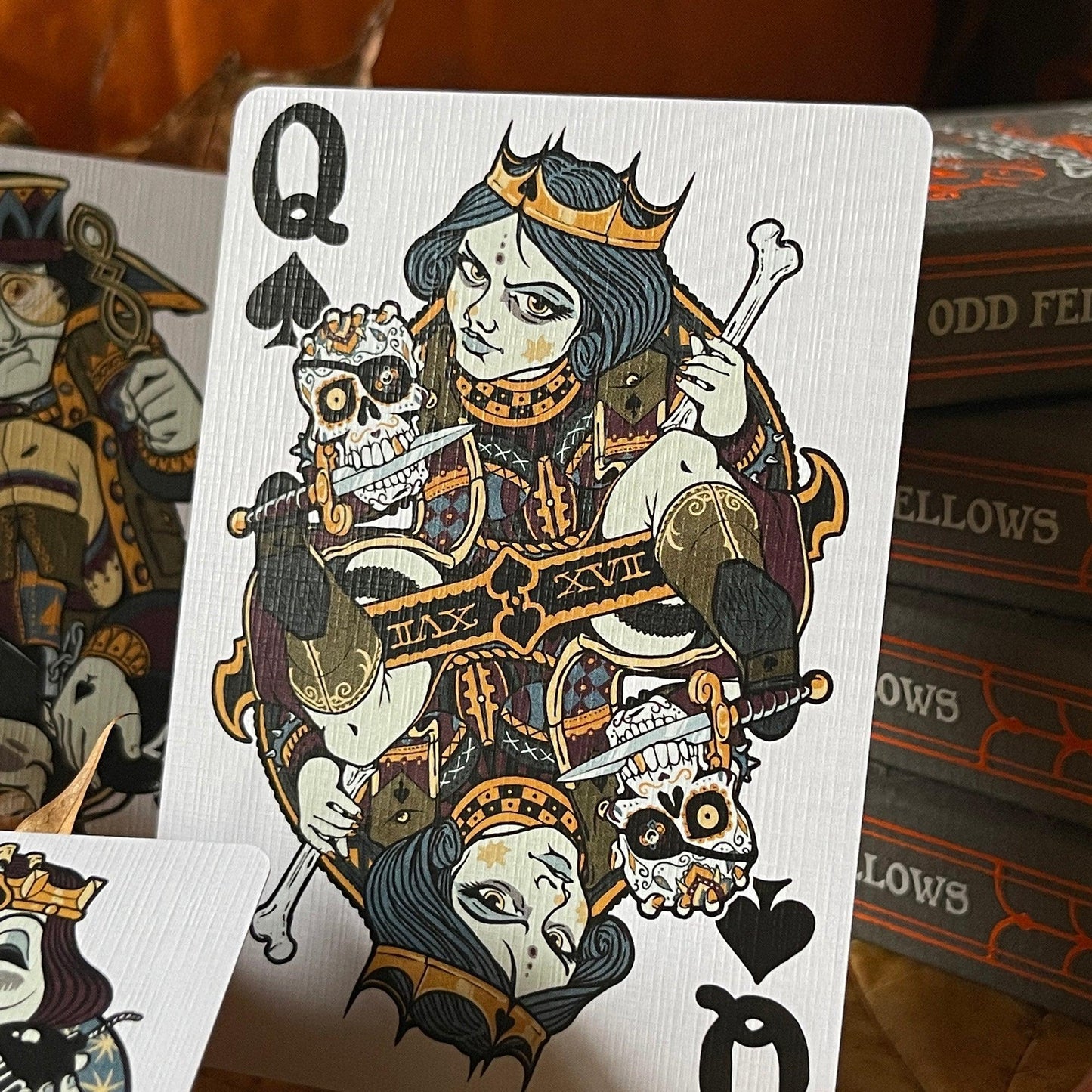 Cpt Spindel Webber - Odd Fellows Playing Cards Playing Cards by Stockholm 17