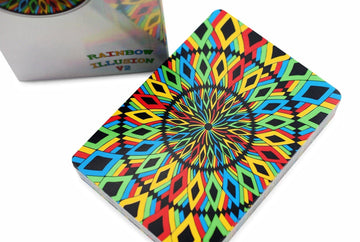 Rainbow Illusion V2 Playing Cards by Legends Playing Card Co.