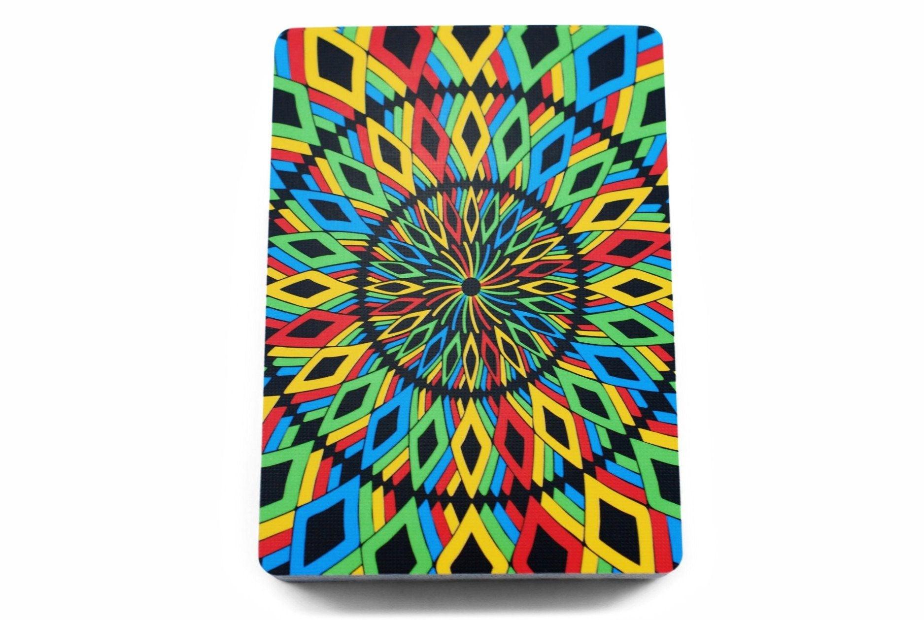 Rainbow Illusion V2 Playing Cards by Legends Playing Card Co.