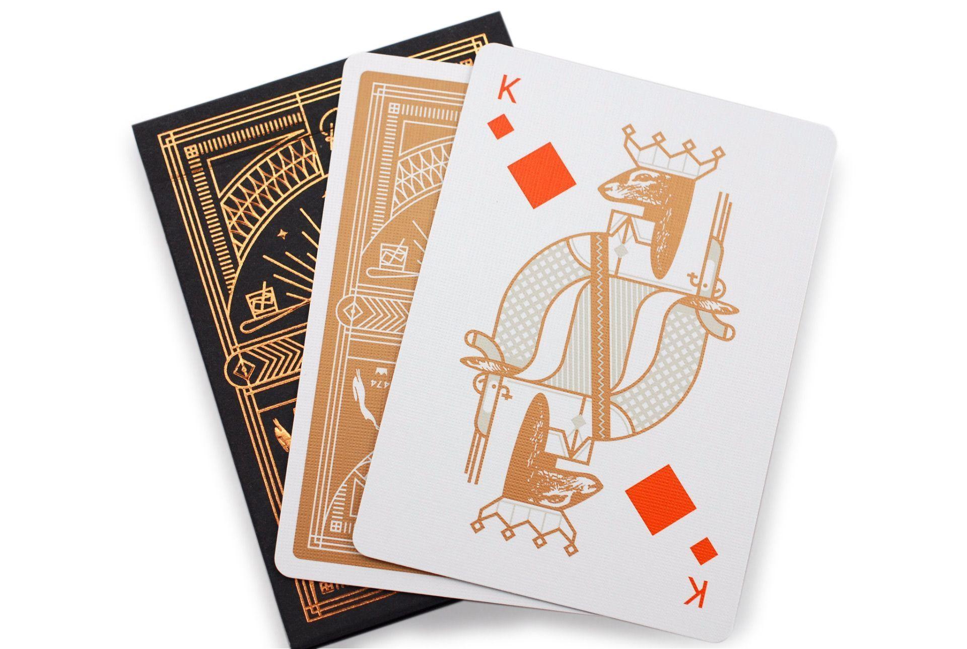 Rarebit, Copper Edition Playing Cards by Theory11