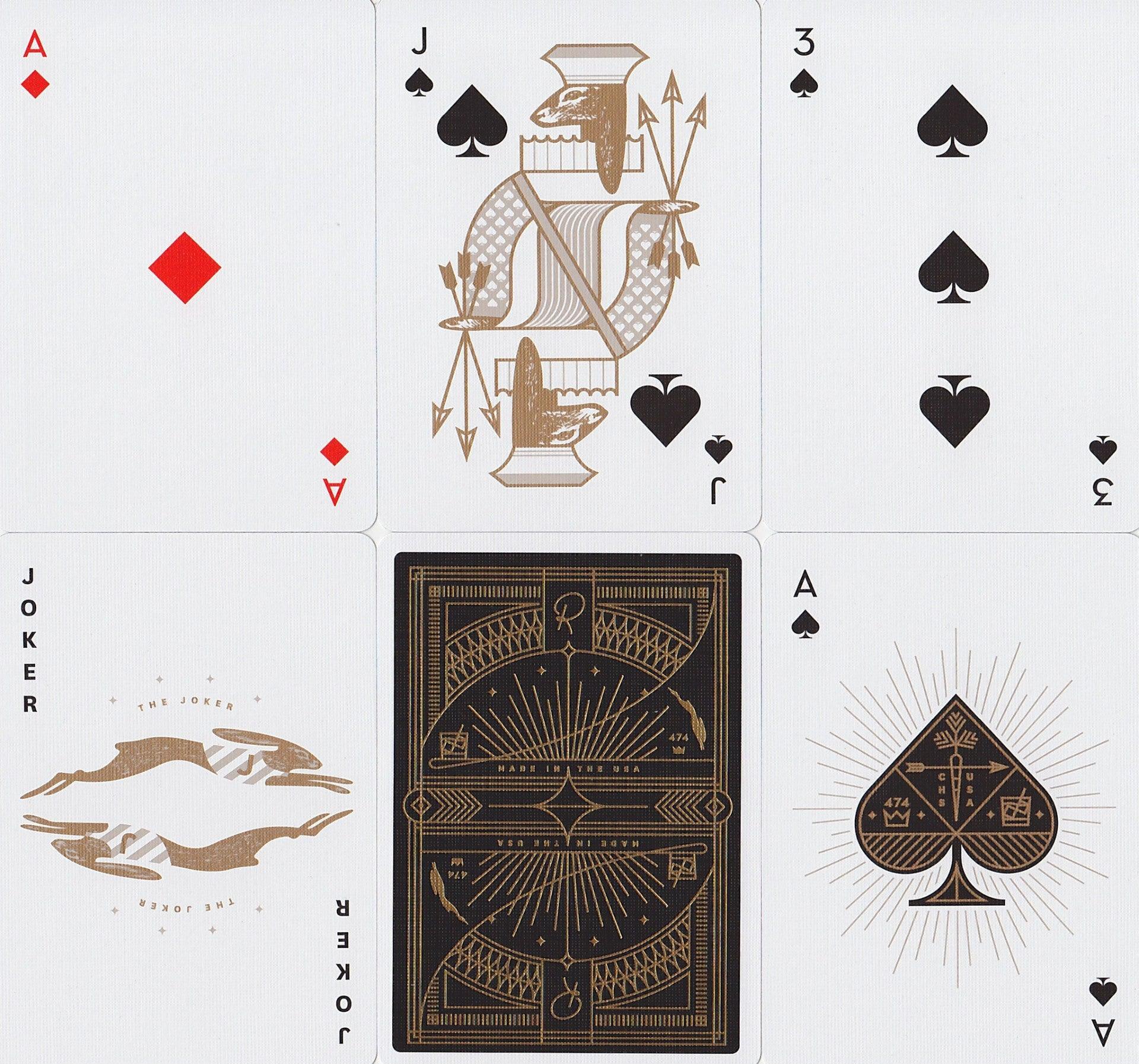 Rarebit, Gold Edition Playing Cards by Theory11