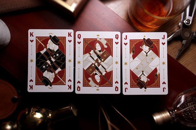 Rattler Gorge Noir Playing Cards - Gilded Playing Cards by The Card Guy