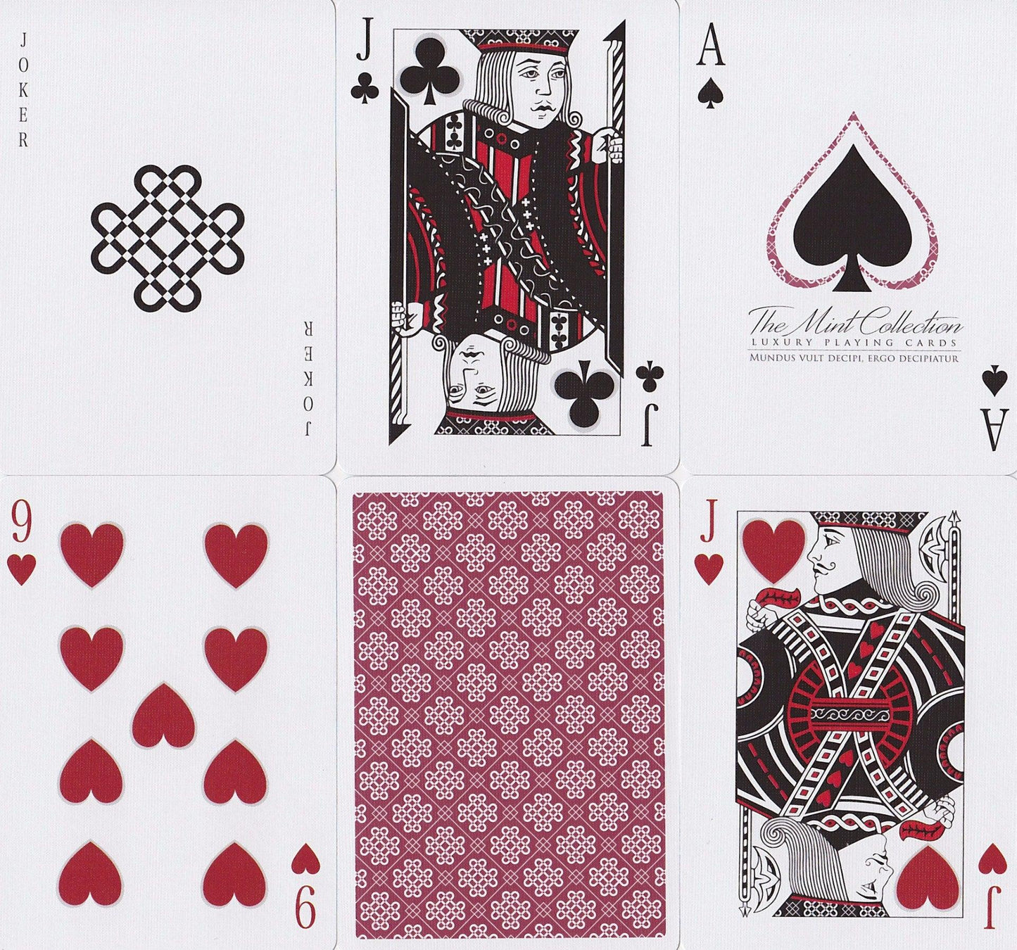 Raspberry Mint Playing Cards by 52Kards