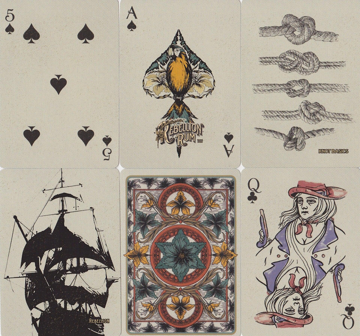 Rebellion Rum Playing Cards Playing Cards by Ellusionist
