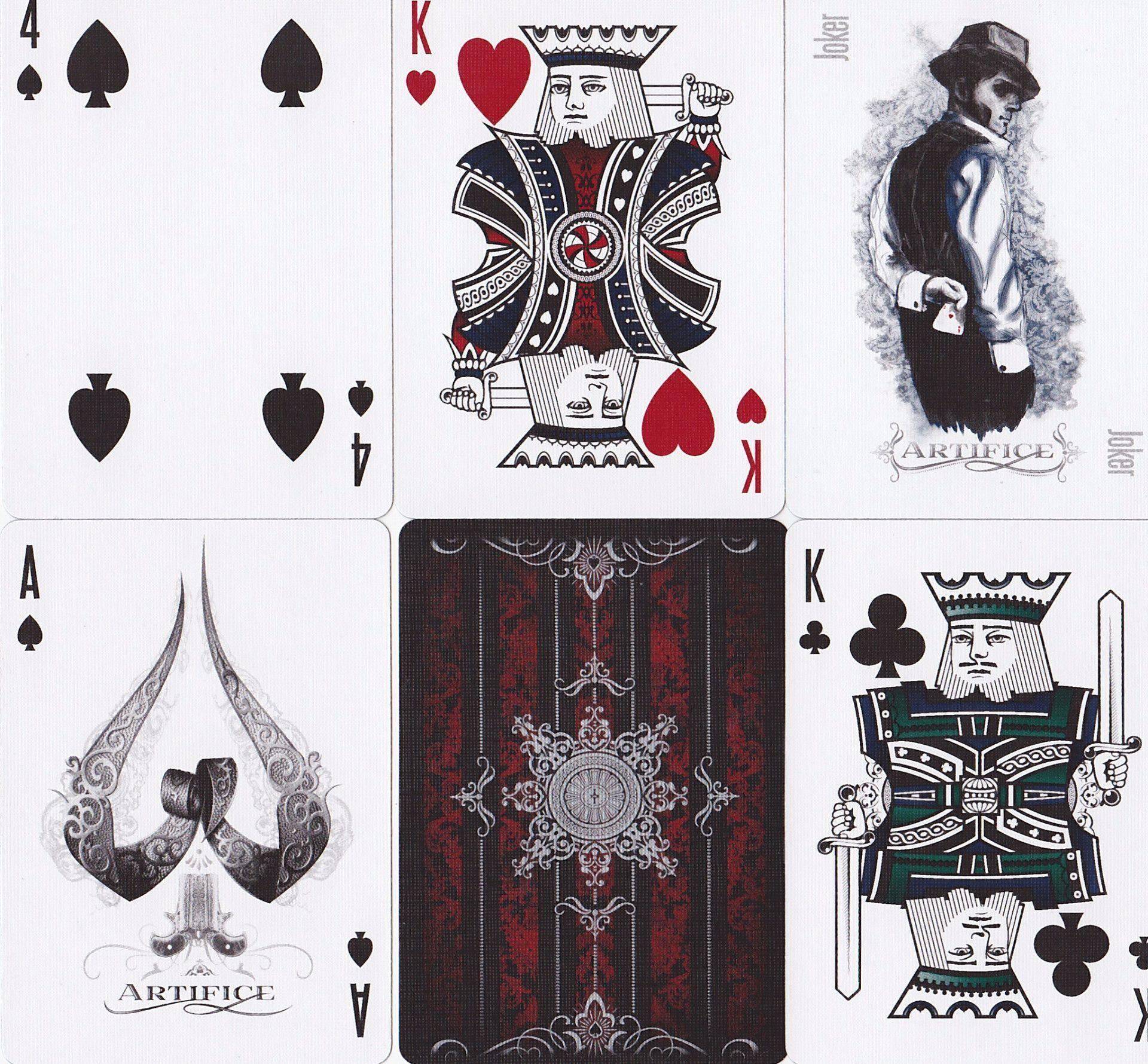 Red Artifice Playing Cards by Ellusionist