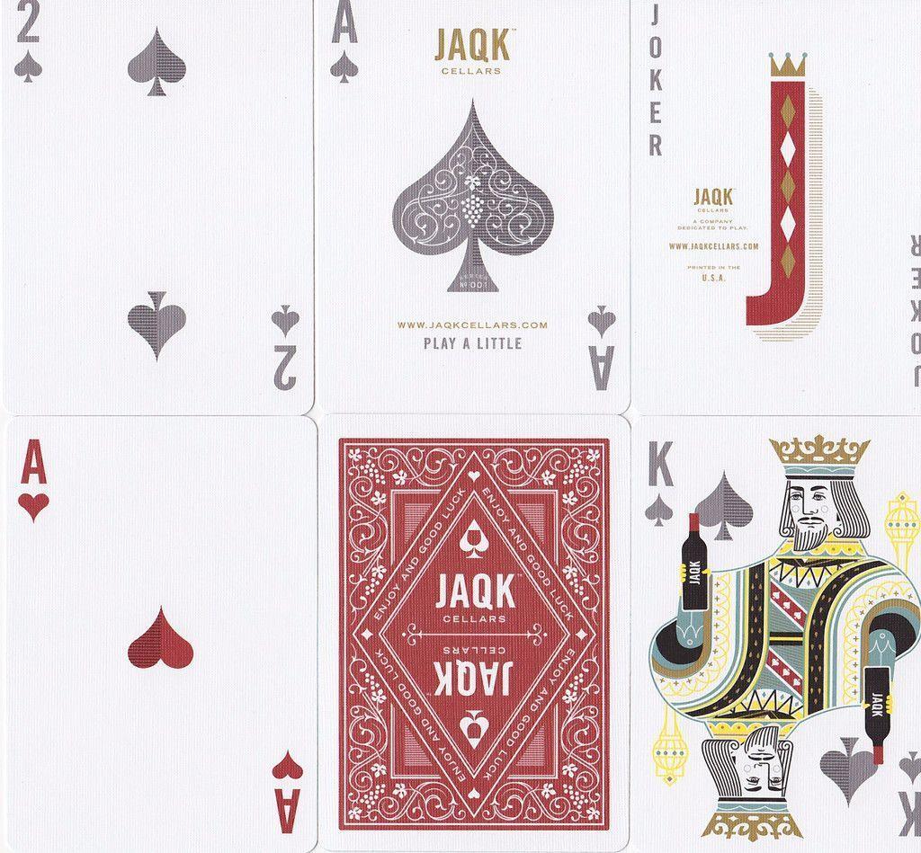 Red JAQK Playing Cards by Theory11